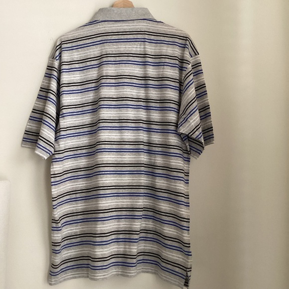 Bobby Jones 1927 Polo Shirt Mens Large St Andrew’s Links Stripe 100% Cotton NWT - Picture 7 of 13
